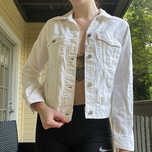 White Denim Jacket - H&M ✨